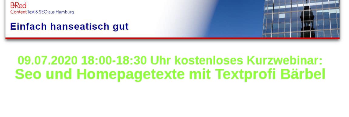 In unserem Webinar zeigen wir alles wichtige zu dem Thema: Seo und Homepagetexte, worauf muss man bei der eigene Homepage achten um erfolgreich zu sein.